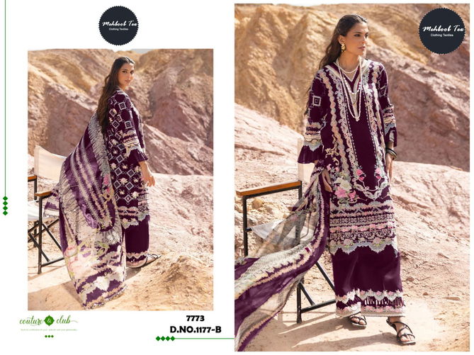 Mehbbob Tex Elaf Premium Lawn Collection Vol 1 Pakistani Suits Catalog